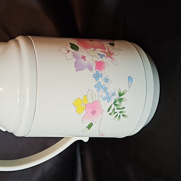 Vintage Phoenix Insulated Coffee Tea Thermal Server Vacuum Carafe Primary Flower - Picture 12 of 15